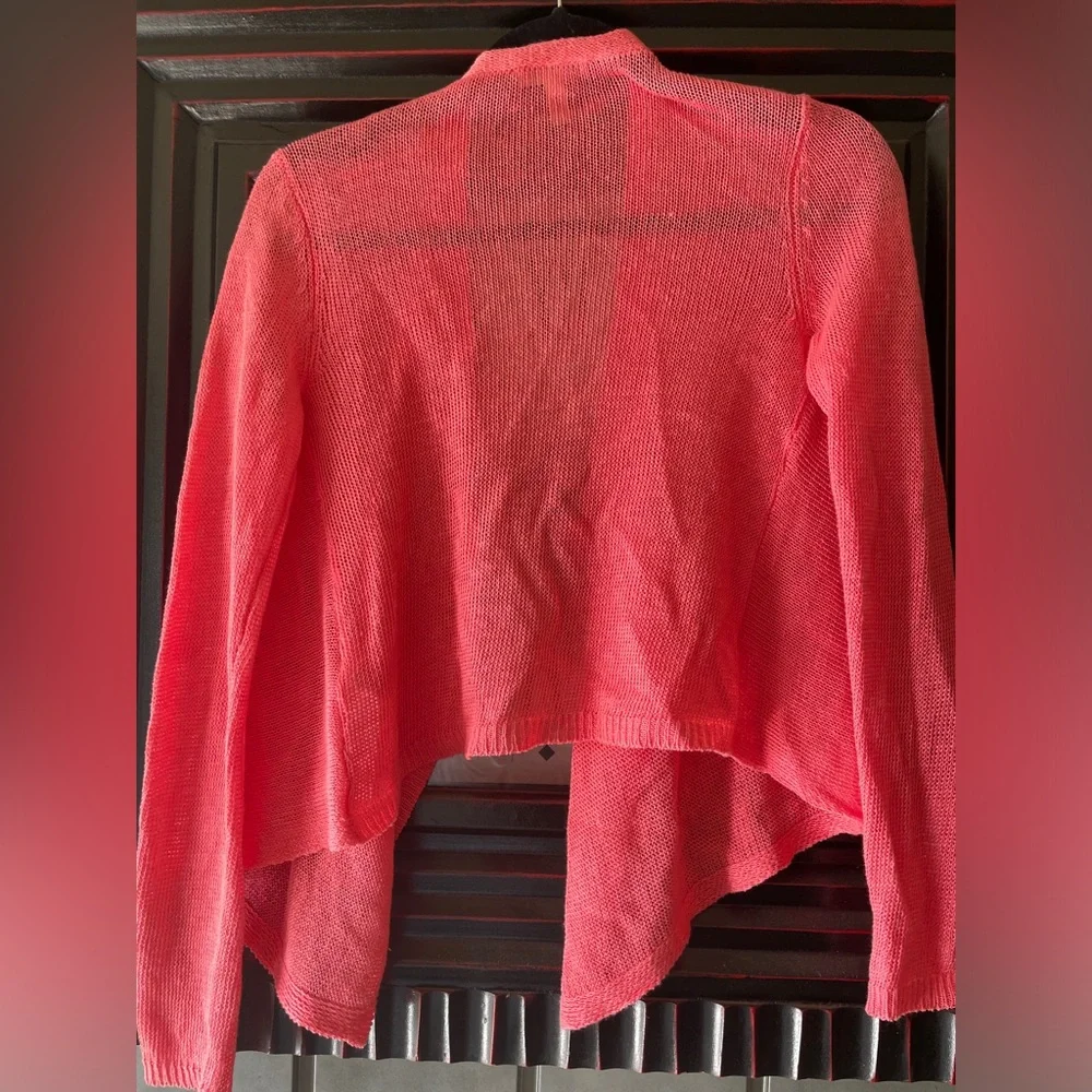 Eileen Fisher Women's Pink cardigan Sweater - Picture 3 of 3